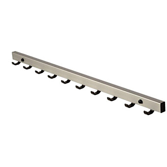 Wandgarderobe zonder muursteun met 10 haken per meter INTRAS
