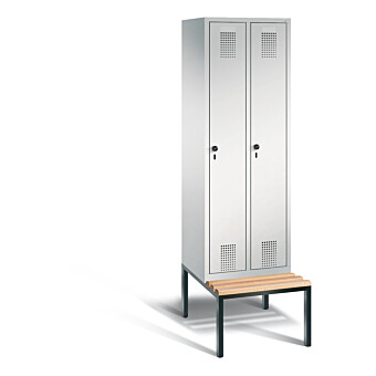 Garderobekast met ondergebouwde zitbank S3500 Evolo