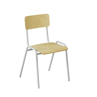 Kantinestoel stapelbaar ECO