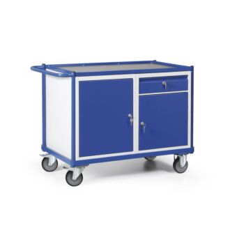 Werkplaatswagen met 2 deuren en 1 lade