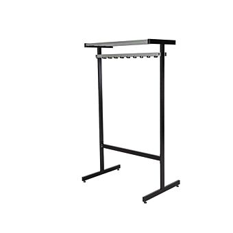 Intras vrijstaande dubbelzijdige garderobe met jashaken