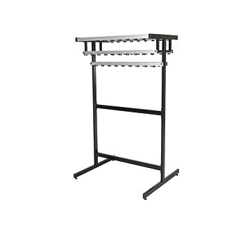 Vrijstaande dubbelzijdige garderobe met jashaken