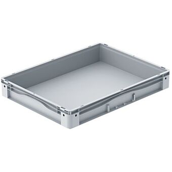 Euronorm kunststof bak Jumbo 800 x 600 x 120 MM.