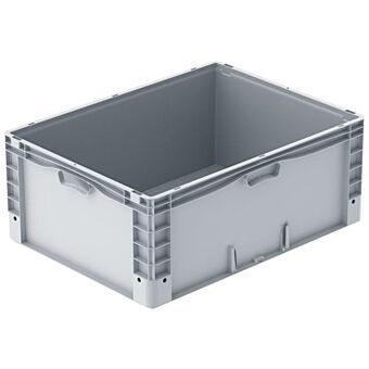 Euronorm kunststof bak Jumbo 800 x 600 x 320 MM. versterkte bodem