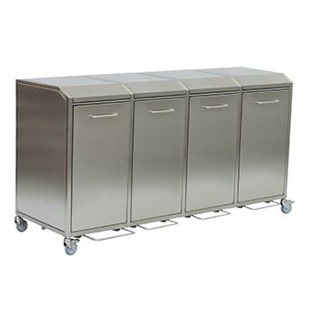 afvalbak recycling rvs