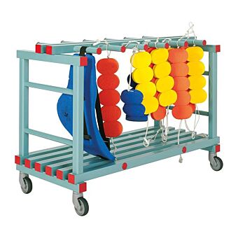 Kunststof materiaalwagen geschikt voor zwemgordels