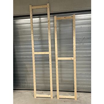 Houten staander 2.090 mm.  x 500 mm.