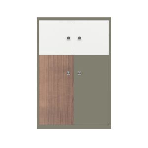 BISLEY Office Locker 1225 mm hoog-1000-4 deuren