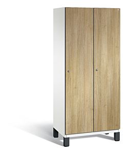 Luxe garderobekast met houten deuren S6000 Cambio
