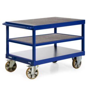 Tafelwagen voor zware lasten met horizontale duwbeugel-3-1200-800-2200
