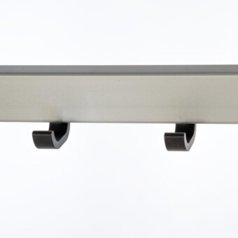 Wandgarderobe zonder muursteun met 10 haken per meter INTRAS