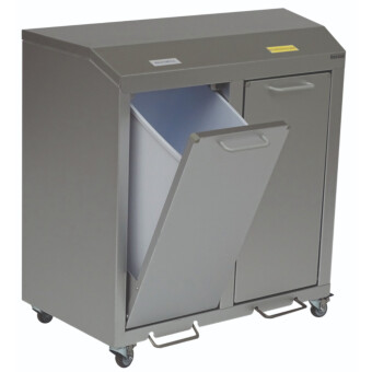 Afvalbak recycling - aluminium