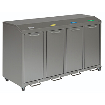 Afvalbak recycling - aluminium