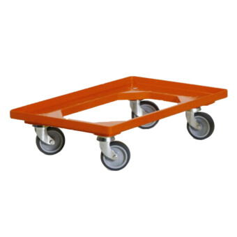 Dolly ABS voor Euronorm bak 600 x 400 mm
