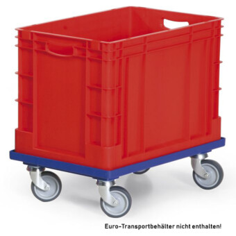 Dolly ABS voor Euronorm bak 600 x 400 mm