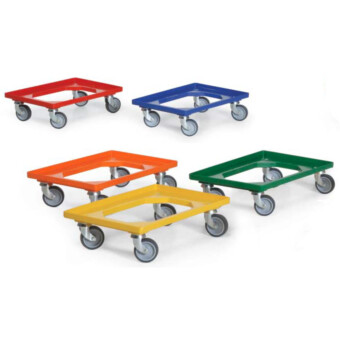 Dolly ABS voor Euronorm bak 600 x 400 mm