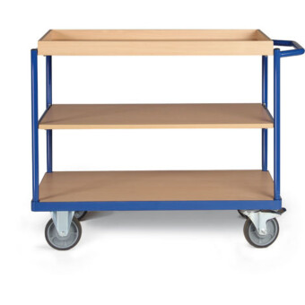 Etagewagen basic met bordlijst en horizontale duwbeugel serie F350