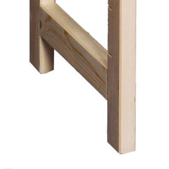 Houten legbordstelling H beginrek
