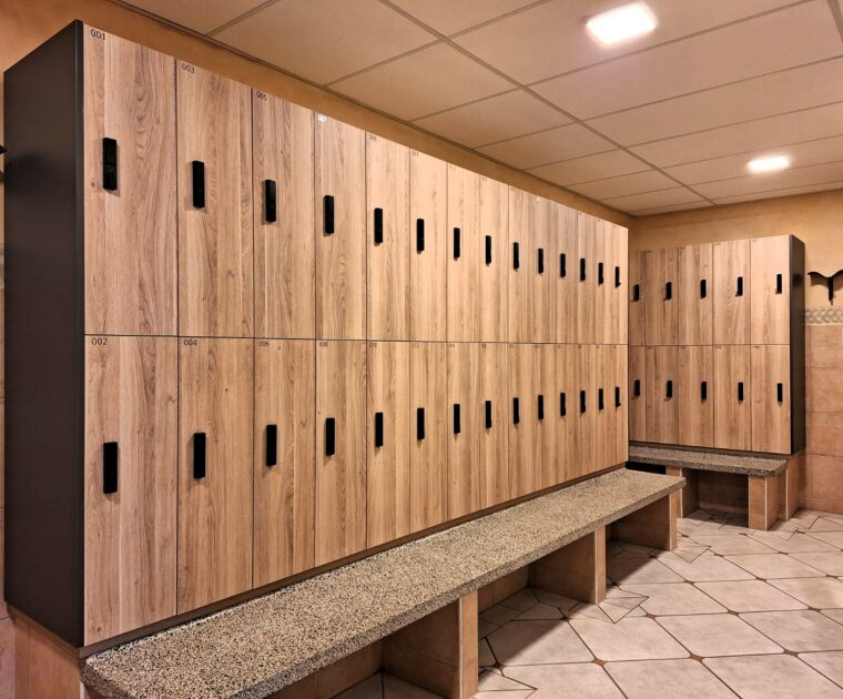 halfhoge lockers met RFID sloten